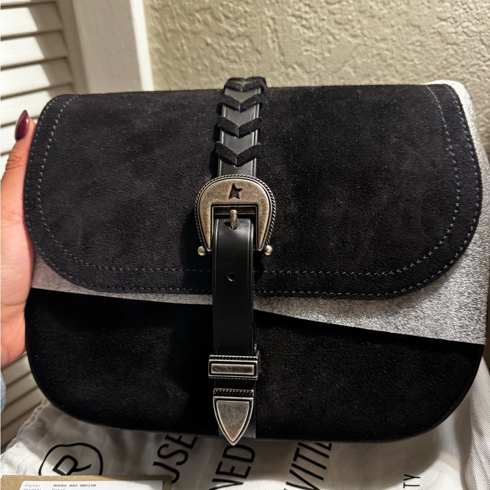 NEW!!Black Suede Women's Bag